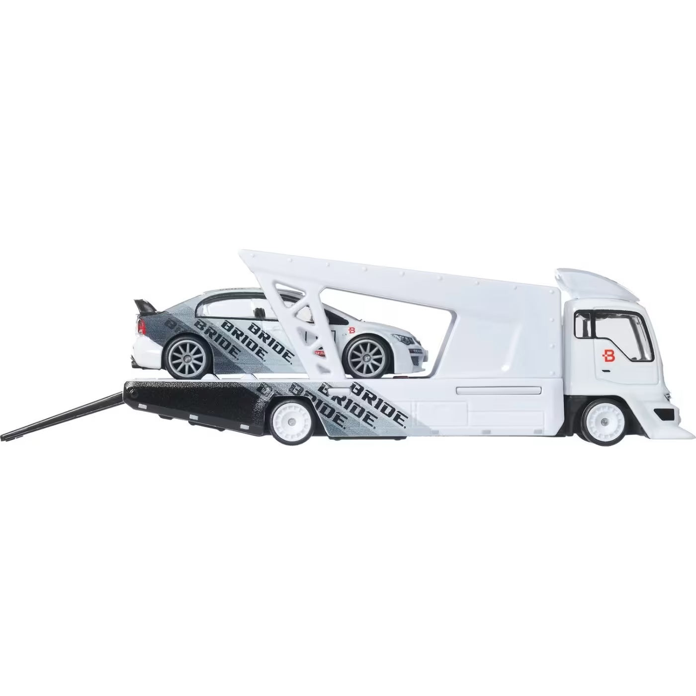 Hot Wheels Premium - '07 Honda Civic Type R + Kousoku Hauler - Series Car Culture Team Transport - 1/64 Scale