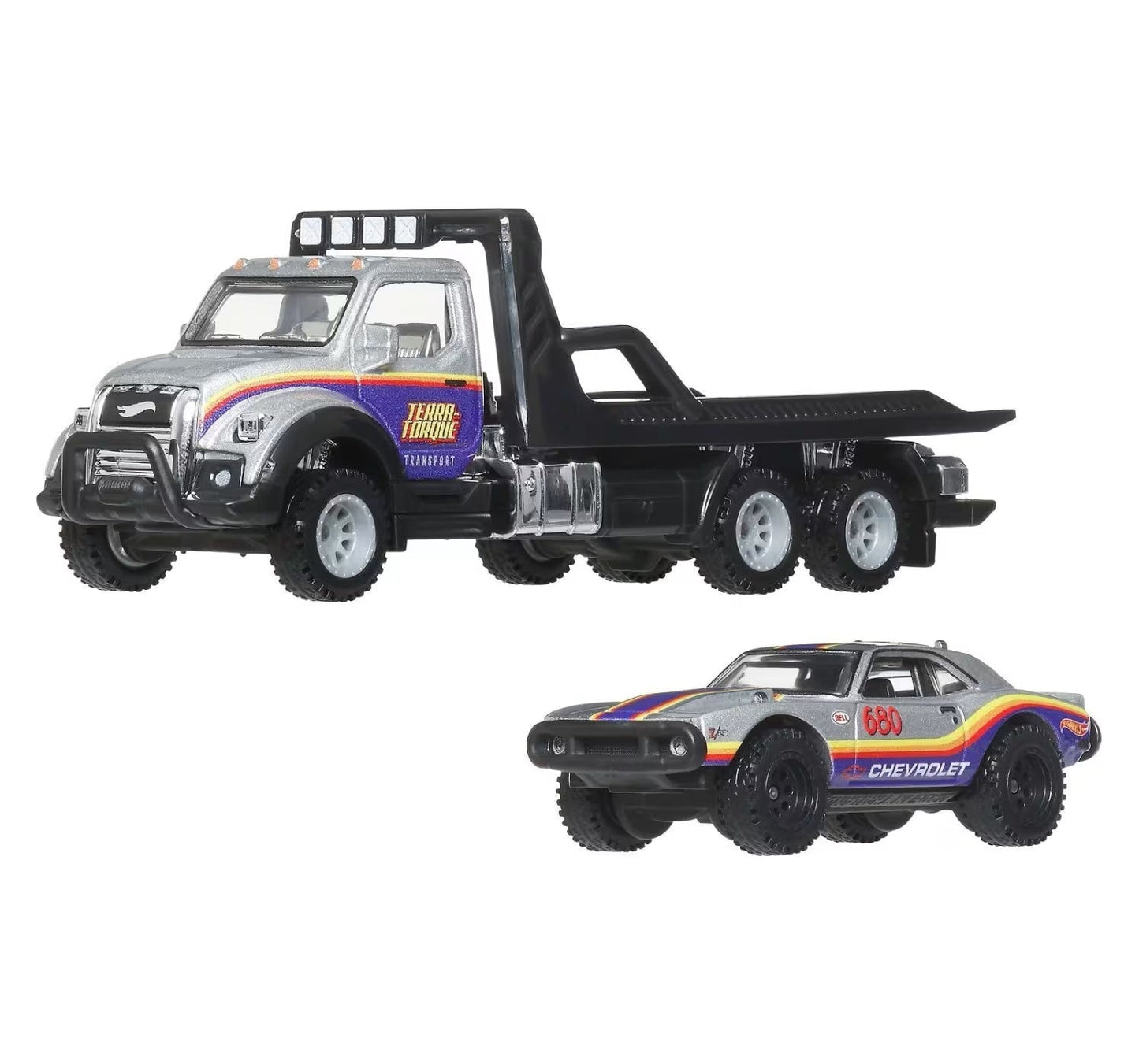 Hot Wheels Premium - '67 Off Road Camaro + Terra-Torque - Series Car Culture Team Transport - 1/64 Scale