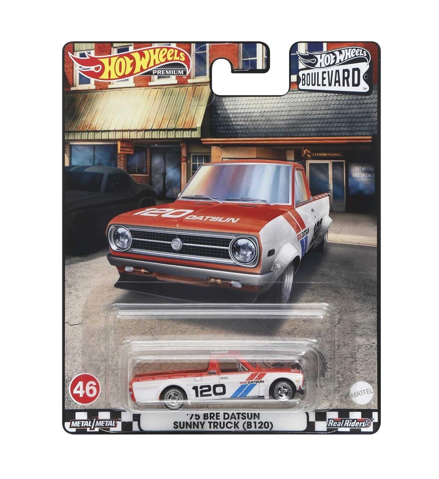 Hot Wheels Premium - '75 BRE Datsun Sunny Truck (B120) #46 Boulevard Series - Scala 1/64