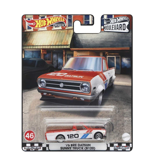 Hot Wheels Premium - '75 BRE Datsun Sunny Truck (B120) #46 Boulevard Series - Scala 1/64