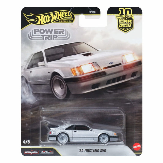 Hot Wheels Premium - '84 Mustang SVO Power Trip Series - Scala 1/64