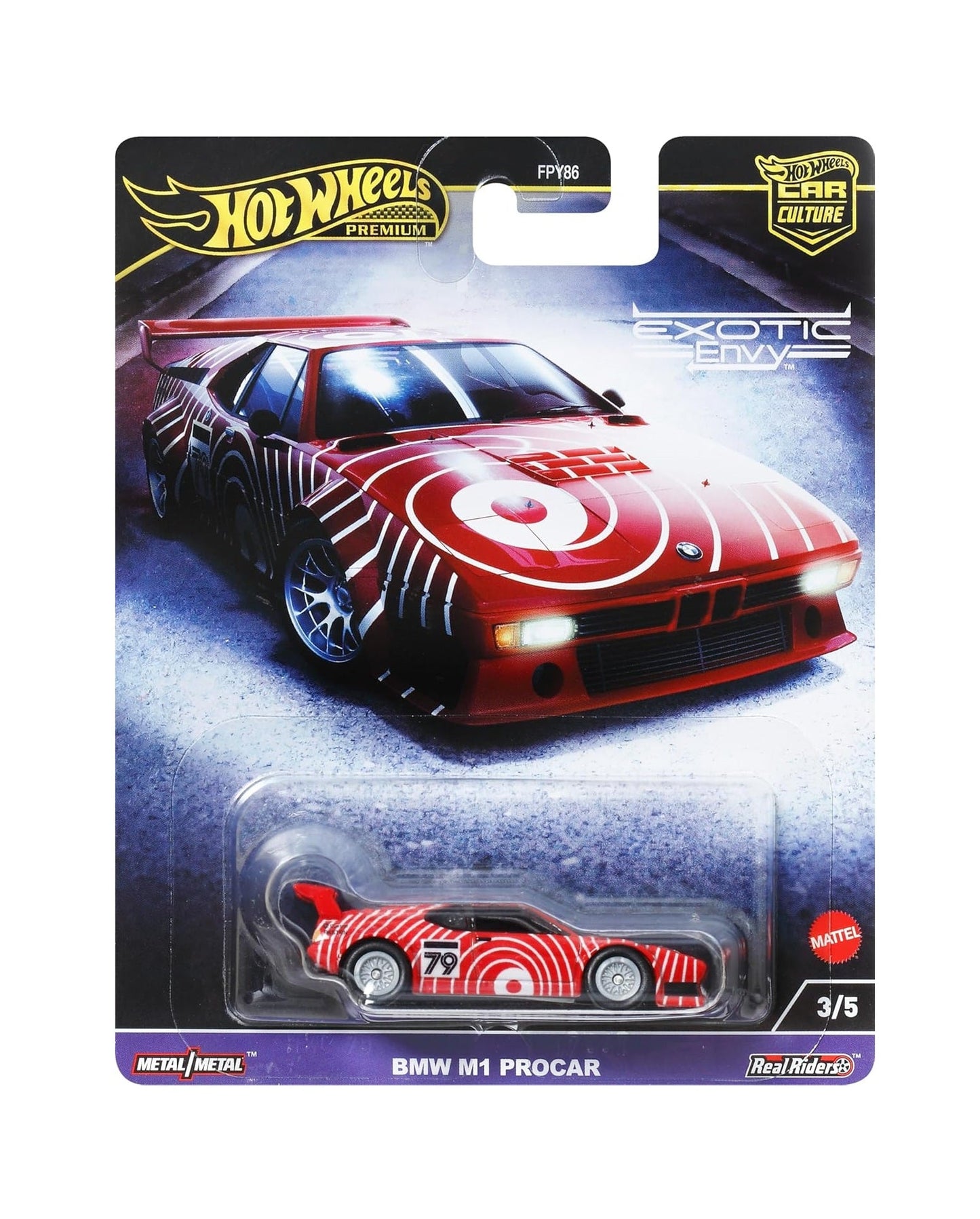 Hot Wheels Premium - BMW M1 Procar - Series Car Culture - Scala 1/64
