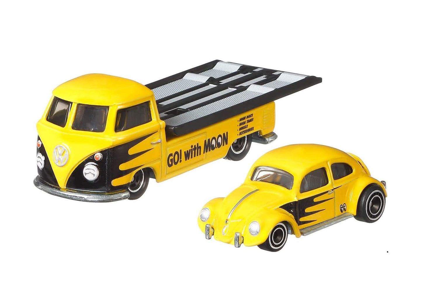 Hot Wheels Premium - Volkswagen Classic Bug and Transporter T1 Pickup  - Series Car Culture Team Transport - Scala 1/64
