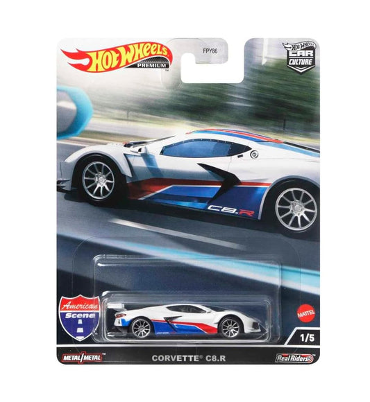 Hot Wheels Premium - Corvette C8.R - Series Car Culture American Scene - Scala 1/64