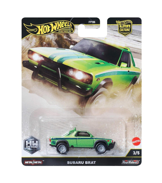 Hot Wheels Premium - Subaru Brat Green - Series Car Culture - Scale 1/64