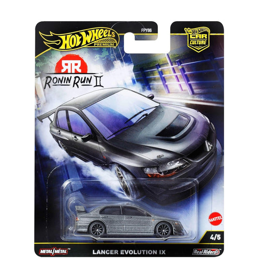 Hot Wheels Premium - Mitsubishi Lancer Evolution IX Ronin Run II - Échelle 1/64