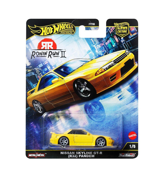 Hot Wheels Premium - Nissan Skyline GT-R (R32) Pandem Ronin Run II - Scala 1/64