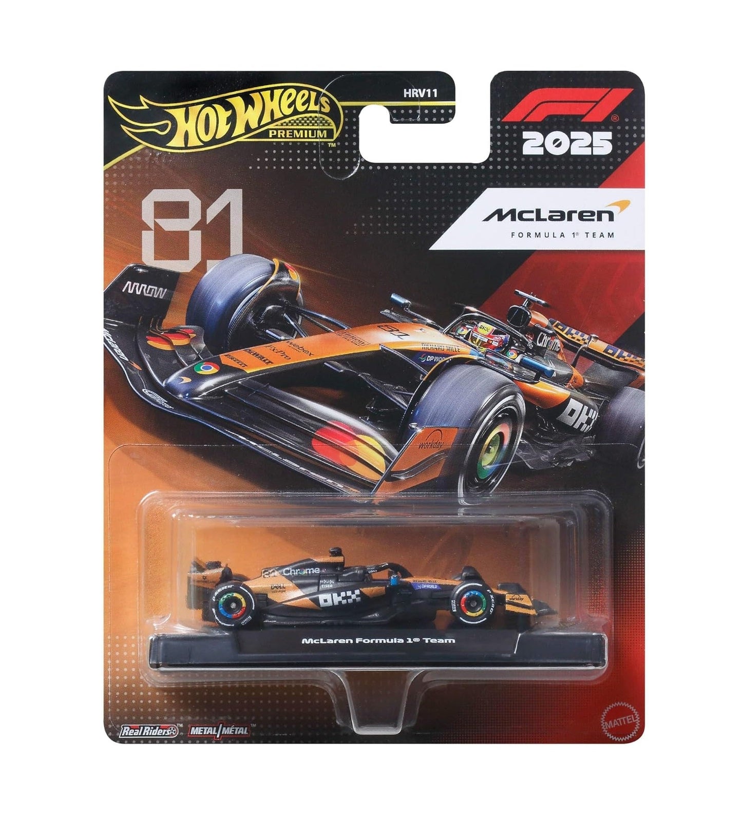 Hot Wheels Premium - Set 5 Modelli 2025 - Formula 1 - Scala 1/64