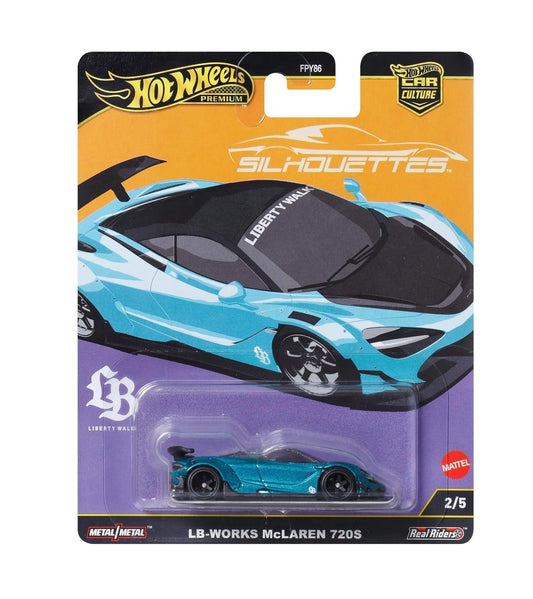 Hot Wheels Premium - LB WORKS McLaren LB 720S - Series Car Culture - Silhouettes - Scala 1/64