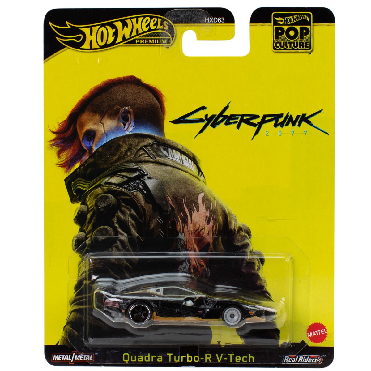 Hot Wheels Premium - Quadra Turbo-R V-Tech Cyberpunk - Series POP Culture - Scala 1/64