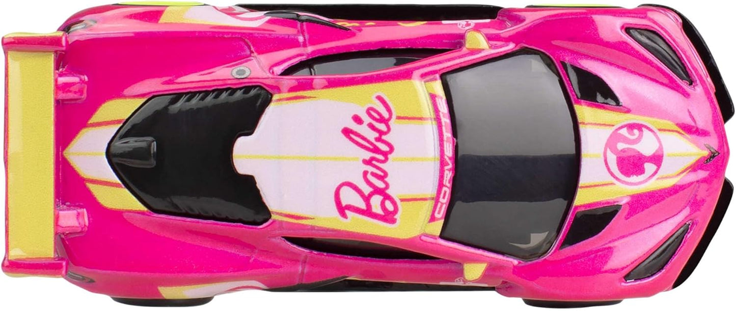 Hot Wheels Premium - Barbie 65th - Corvette C8.R - Series Pop Culture - Scale 1/64