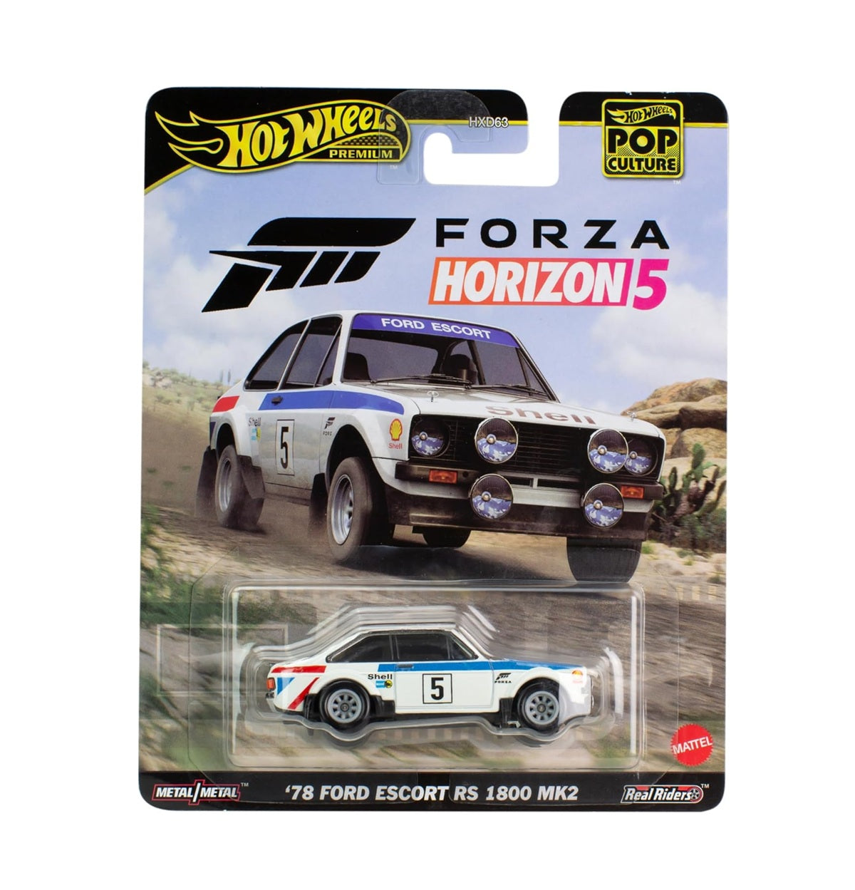 Hot Wheels Premium - '78 FORD ESCORT RS 1800 MK2 Forza - Scale 1/64