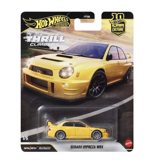 Hot Wheels Premium - Subaru Impreza WRX Thrill ClimbeRS - Échelle 1/64