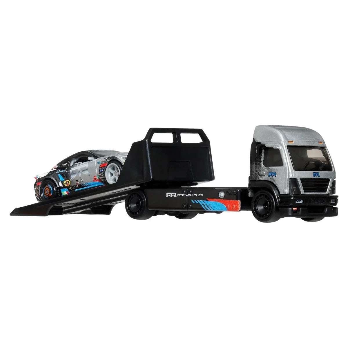 Hot Wheels Premium - Ford Mustang RTR Spec 5-FD 2024 + Aero Lift - Série Car Culture Team Transport - Échelle 1/64