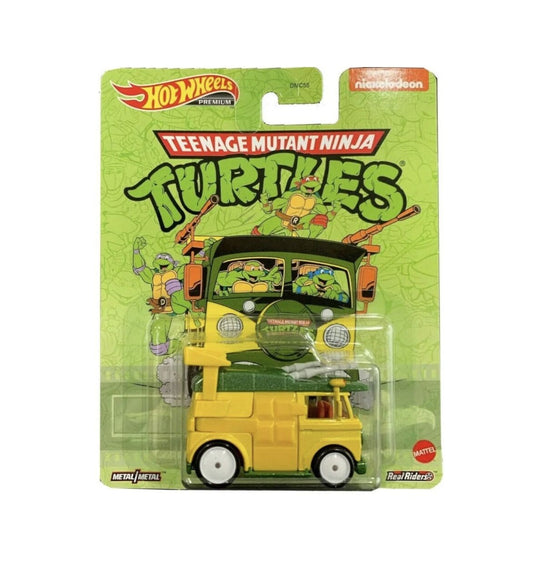 Hot Wheels Premium - Party Wagon Teenage Mutant Ninja Turtles - Scale 1/64