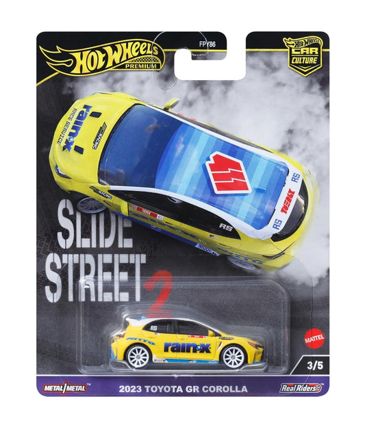 Hot Wheels Premium - 2023 Toyota GR Corolla - Slide Street 2 - Scala 1/64