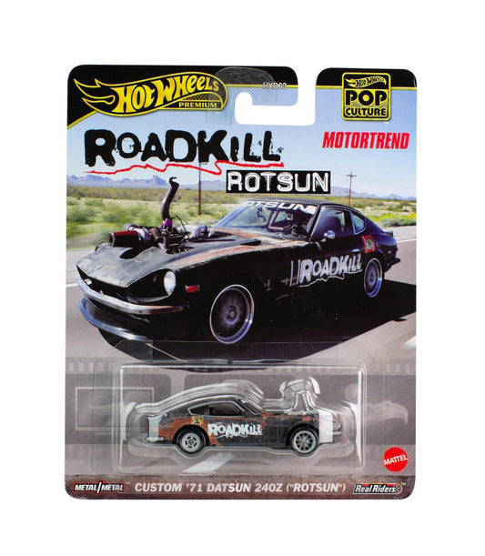 Hot Wheels Premium - Custom '71 Datsun 240Z "Rotsun" - Series Pop Culture - Silhouette - Scale 1/64