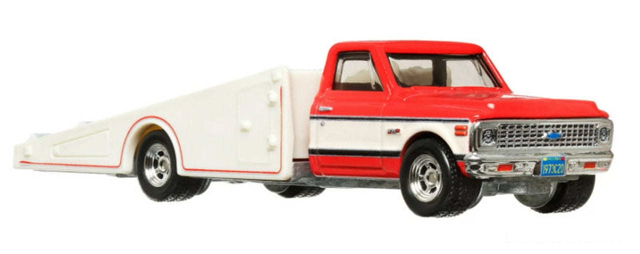 Hot Wheels Premium - '61 Impala & '72 Chevy Ramp Truck - Series Car Culture Team Transport - Scala 1/64