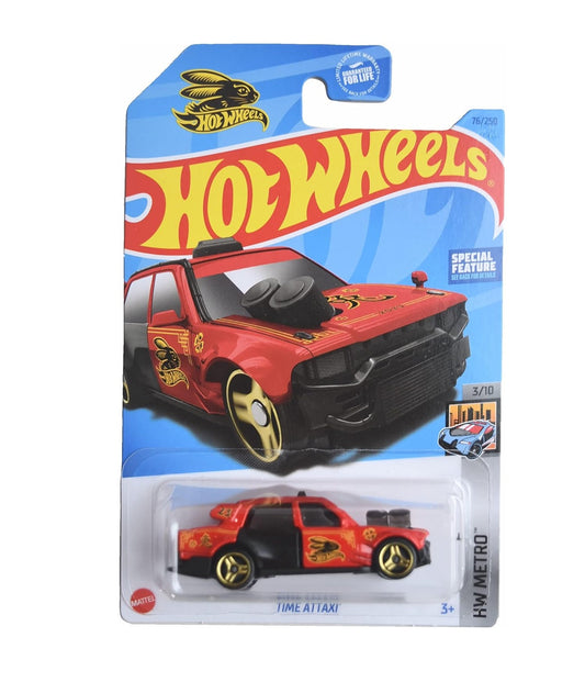 Hot Wheels - Time Attaxi - HW Metro 3/10 - Scale 1/64 Approx