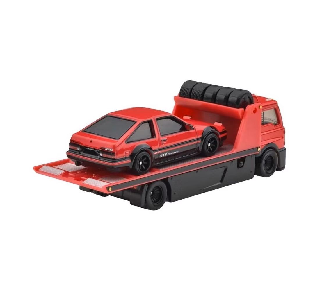 Hot Wheels Premium - Toyota AE86 Sprinter Trueno + Fleet Street - Series Car Culture Team Transport - Hot Wheels Premium - Scale 1/64