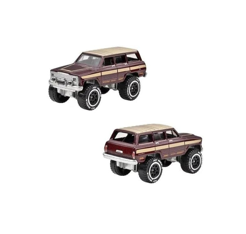 Hot Wheels - Jeep Wagoneer Série 1988, Camions tubulaires - Échelle approximative 1/64
