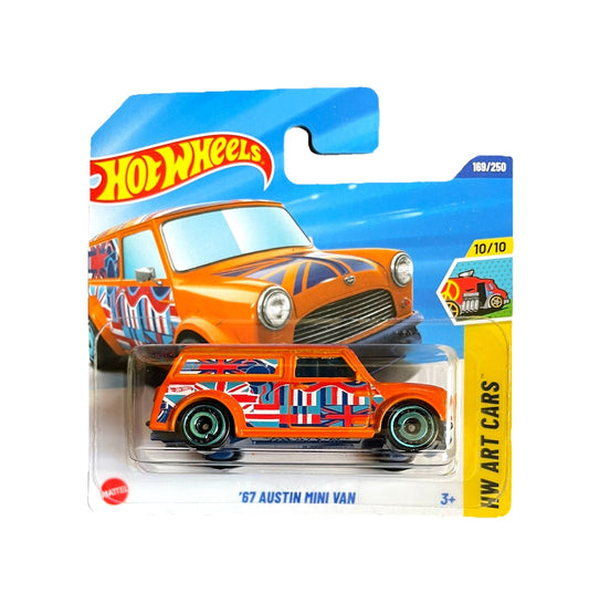 Hot Wheels - '67 Austin Mini Van - HW Art Cars 4/10 - Scale Approximately 1/64