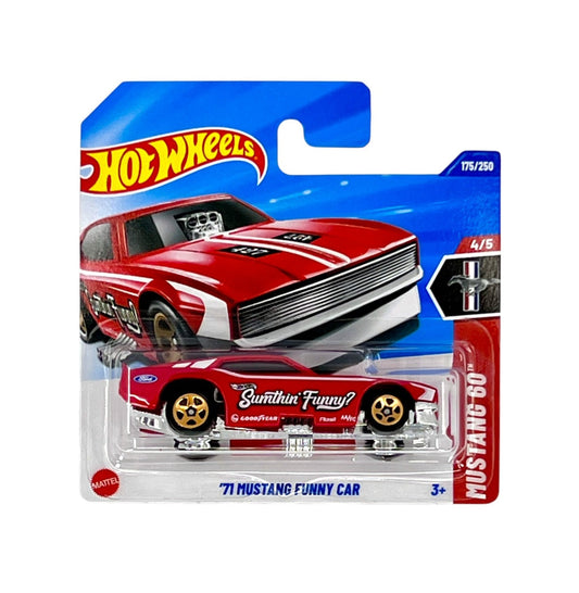 Hot Wheels - '71 Mustang Funny Car - HW Mustang 60 4/5 - Scale 1/64 Approximately