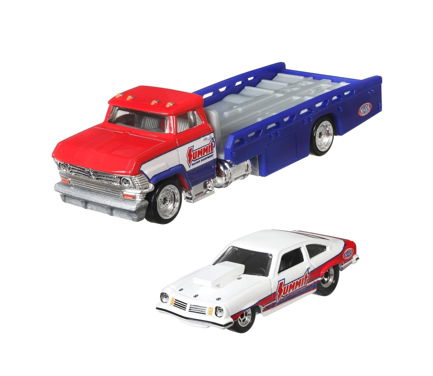 Hot Wheels Premium - '74 Chevy Vega Pro Stock and Horizon Hauler - Series Car Culture Team Transport - Scala 1/64