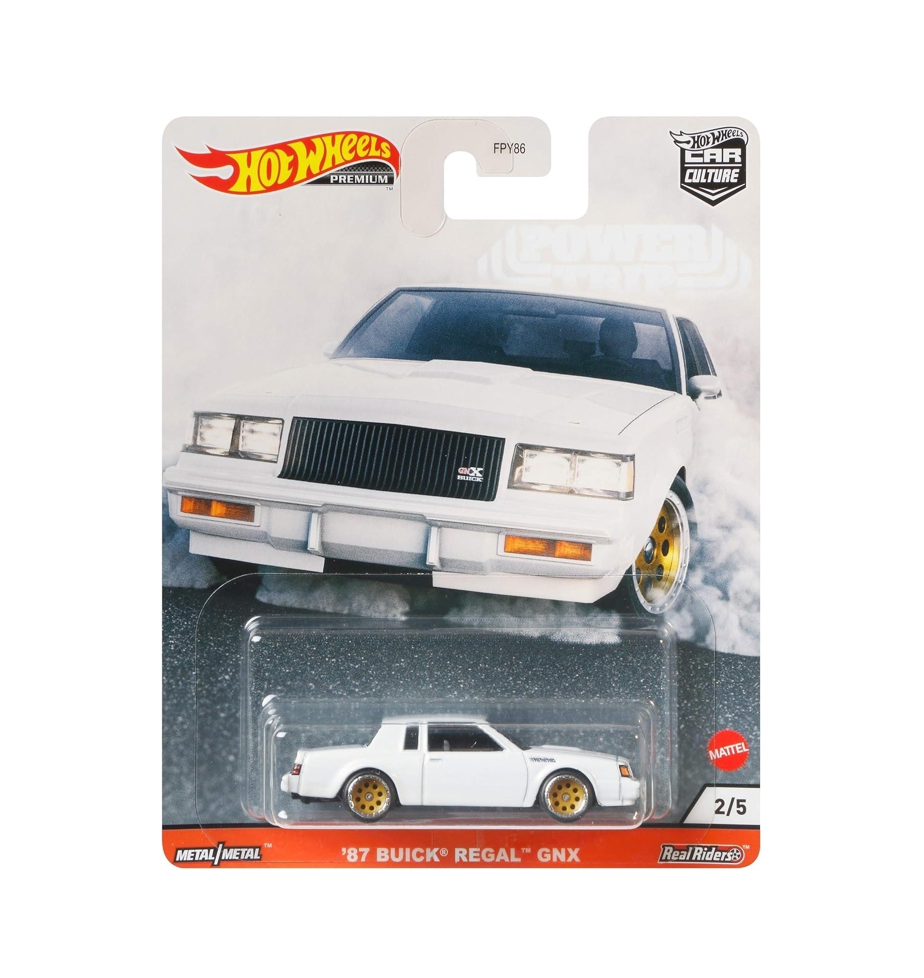 Hot Wheels Premium - '87 Buick Regal GNX White - Series Car Culture ...