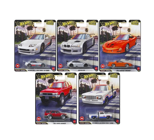 Hot Wheels Premium - Boulevard 2026 Assortment Set of 5 Cars - 1/64 Scale
