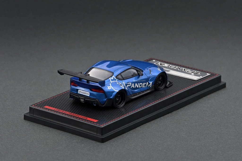 Ignition Model - PANDEM Toyota Supra (A90) Blue Metallic - Scale 1/64 IG2331