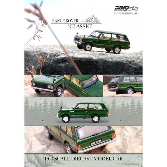 INNO64 - Range Rover "Classic" Lincoln Green - Scala 1/64 IN64-RRC-LGRE