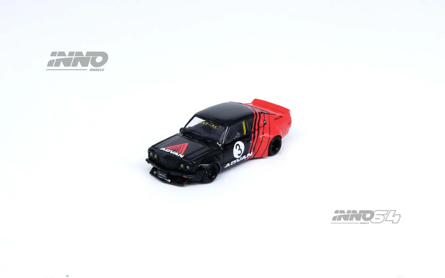 INNO64 - LBWK Mazda RX3 Savanna * Advan Livery* - Échelle 1/64 IN64-LBWKRX3-02