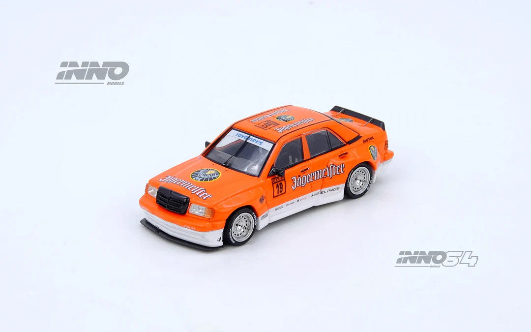 INNO64 - Mercedes 190E Pandem Rocket Bunny Jäegermeister - 1/64 Scale IN64-190EP-JGMT