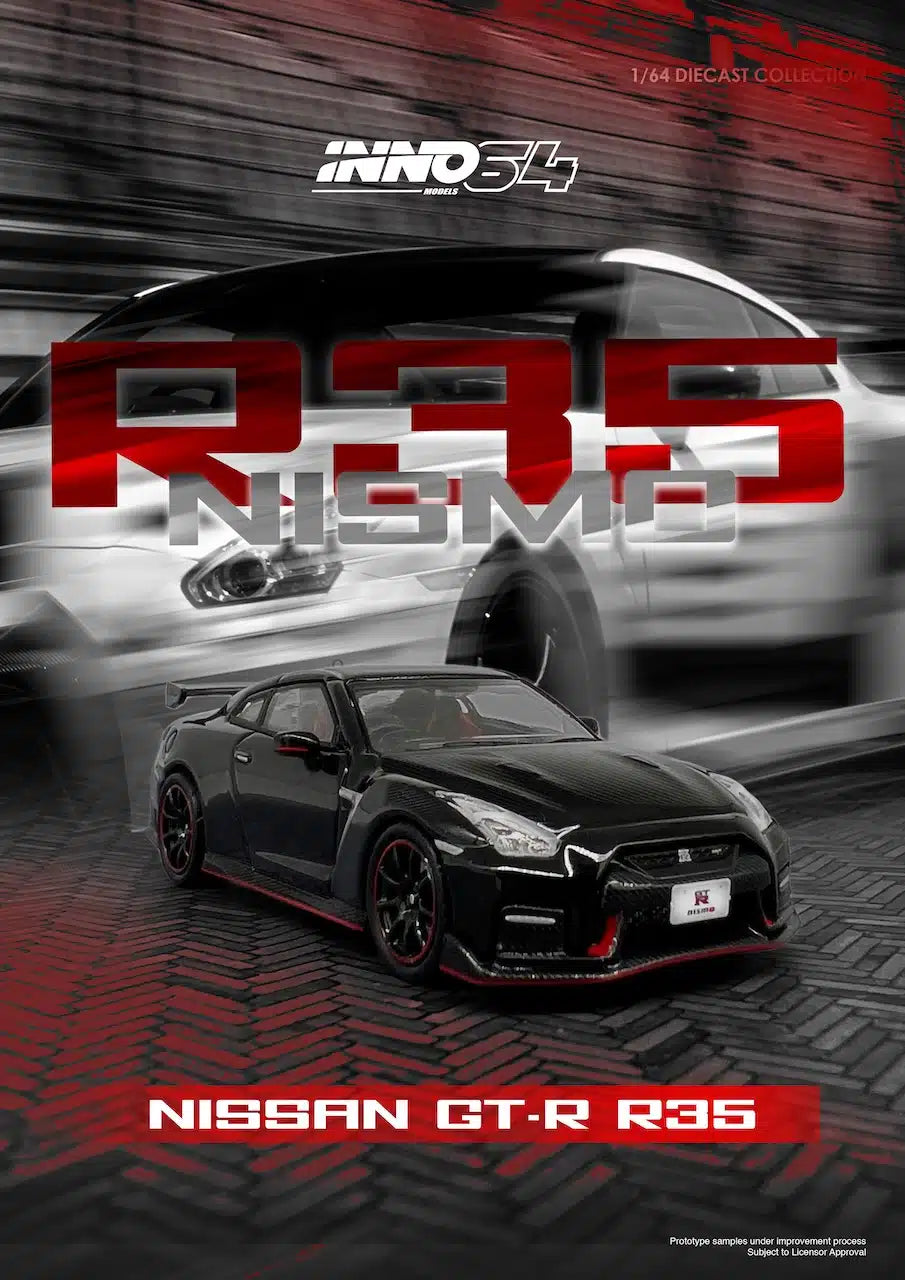 INNO64 - Nissan GT-R ( R35 ) NISMO Black - 1/64 Scale IN64-R35N-BLA