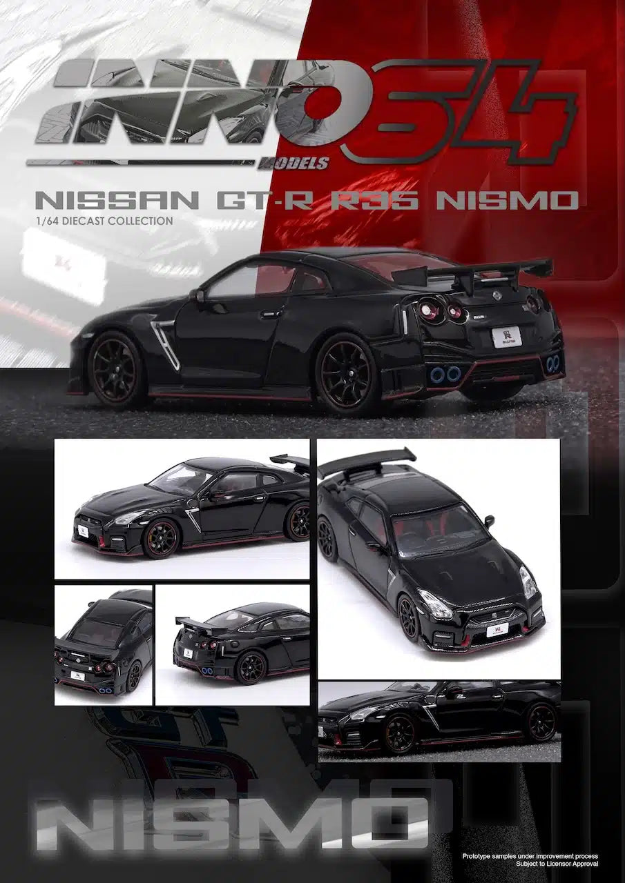 INNO64 - Nissan GT-R ( R35 ) NISMO Black - 1/64 Scale IN64-R35N-BLA