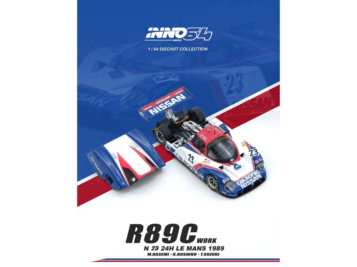 INNO64 - Nissan R89C #23 Le Mans 1989 - Échelle 1/64 IN64-R89C-89LM23