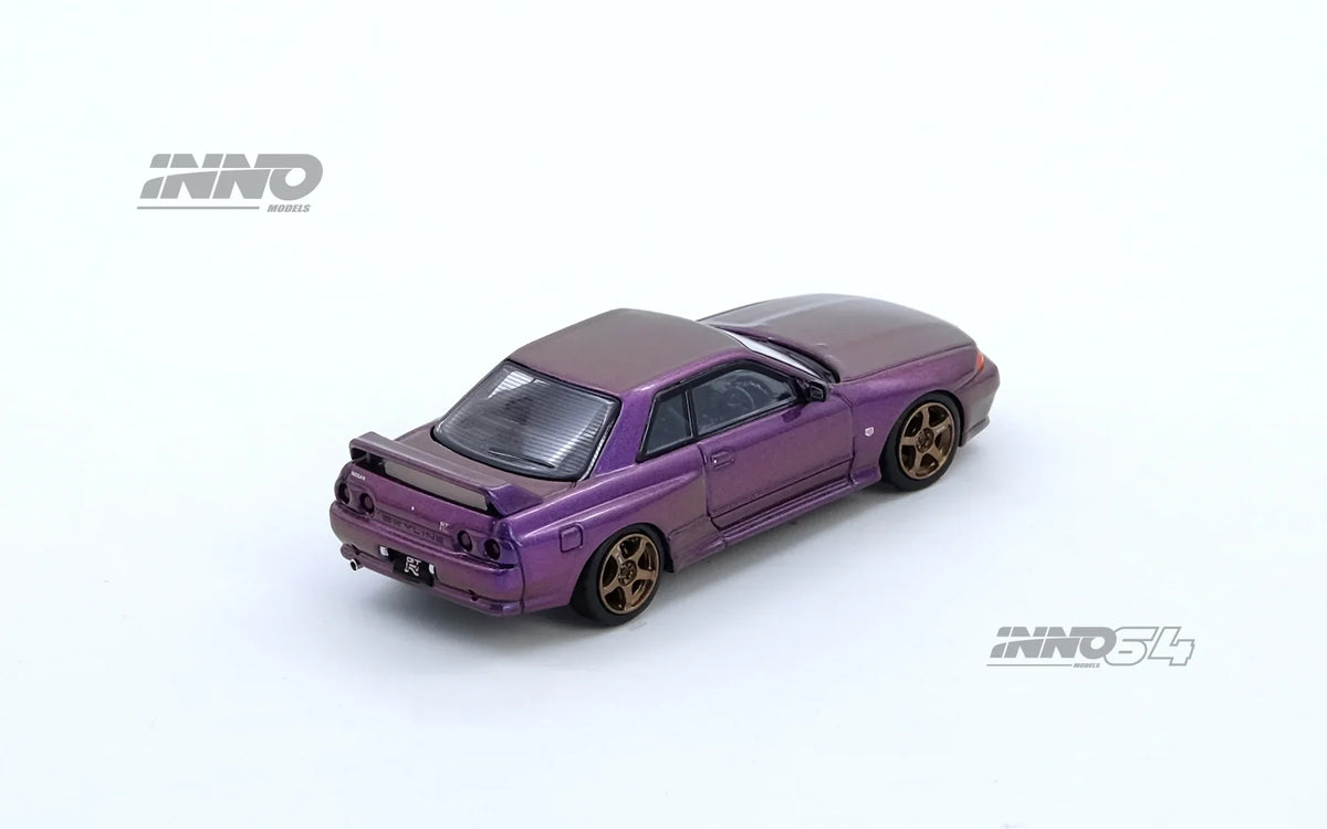 INNO64 - Nissan Skyline GT-R ( R32 ) Midnight Purple Métallisé « Édition Spéciale Australienne » - Échelle 1/64 IN64- R32 -MP-AS