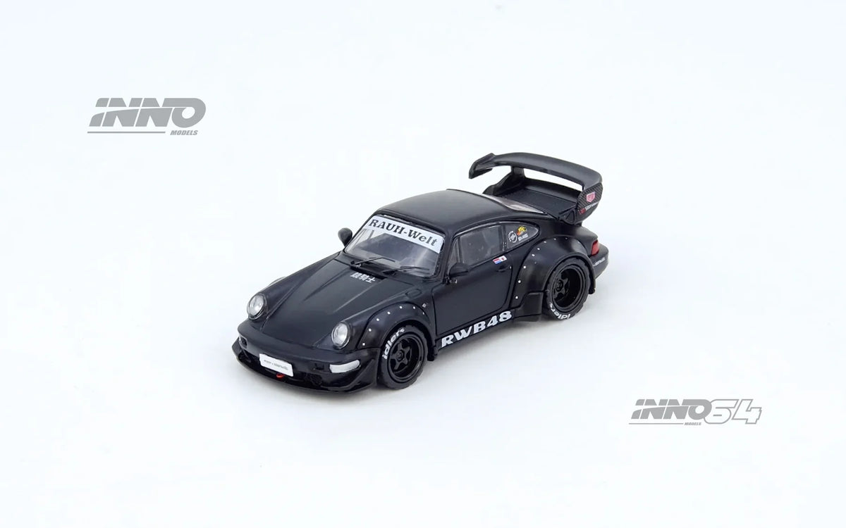 INNO64 - Porsche RWB 964 Black Matt - Scala 1/64 IN64-RWB964-BM