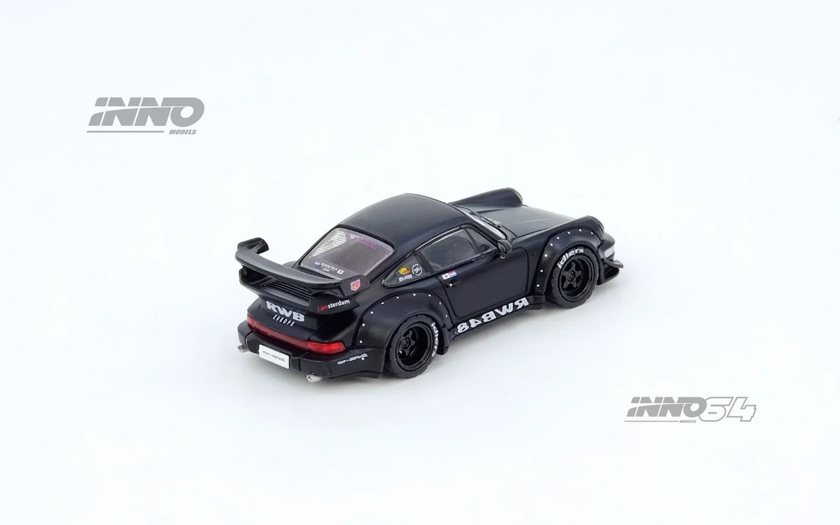INNO64 - Porsche RWB 964 Black Matt - Scala 1/64 IN64-RWB964-BM