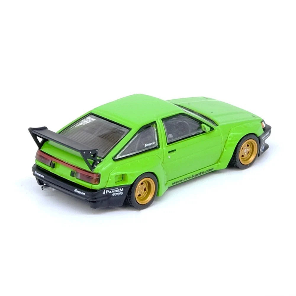 INNO64 - Toyota AE86 Levin « Pandem Rocket Bunny » Verte - Échelle 1/64 IN64-AE86PL-GRN