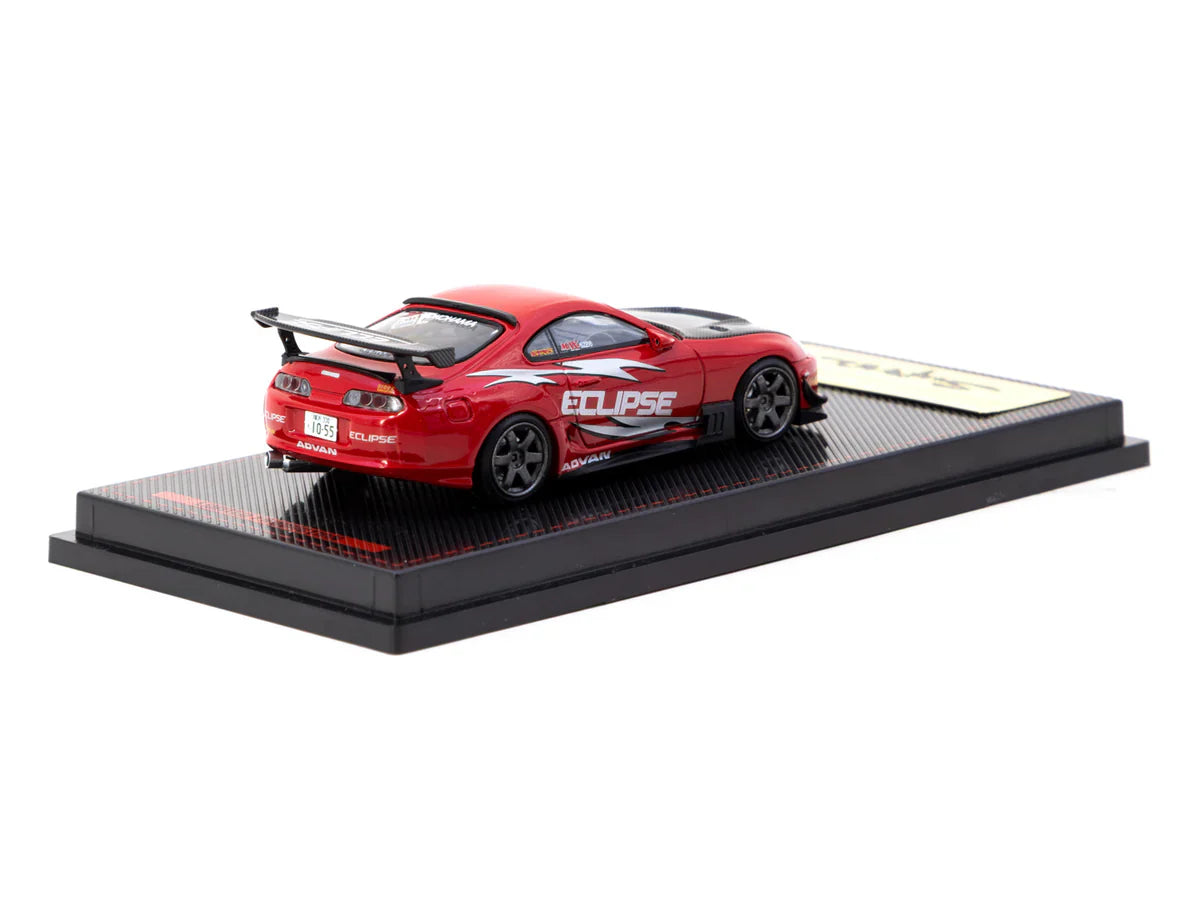 Ignition Model x Tarmac Works - Toyota Supra (JZA80) RZ Red - 1/64 Scale IG3841