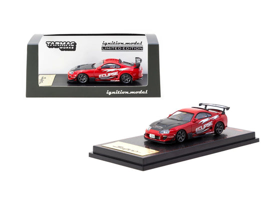 Ignition Model x Tarmac Works - Toyota Supra (JZA80) RZ Red - Scala 1/64 IG3841