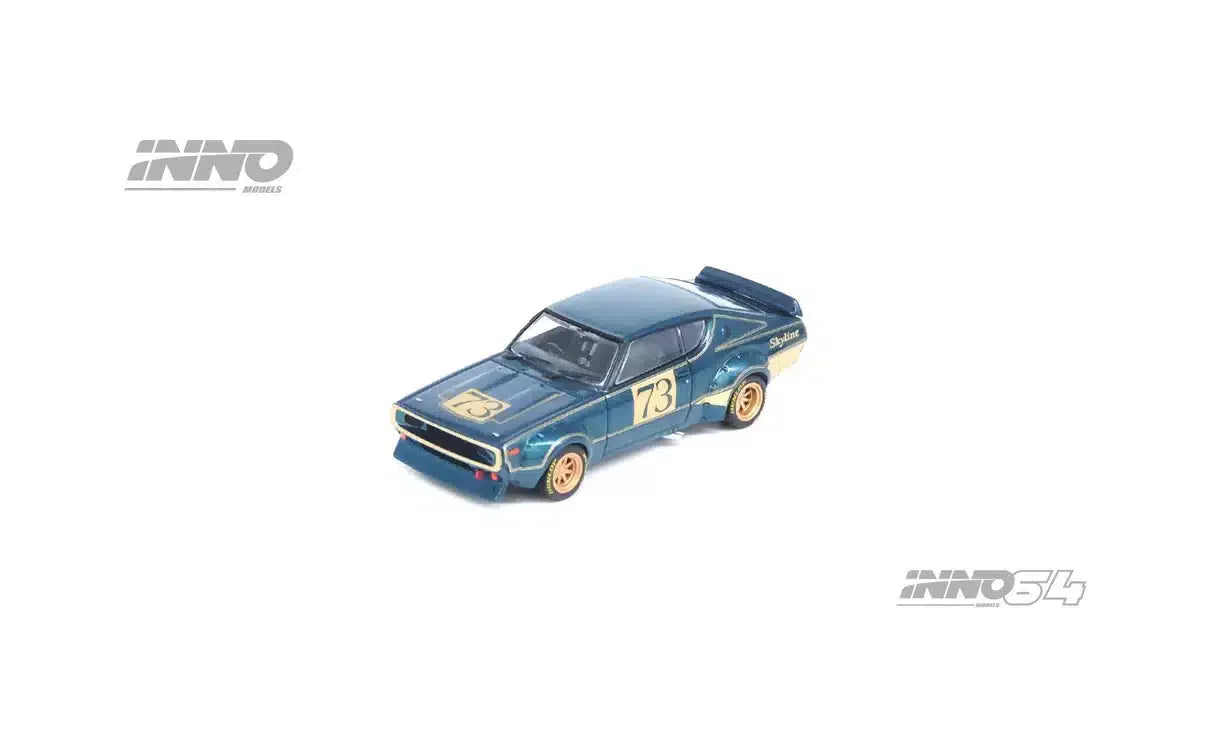 INNO64 - Nissan Skyline 2000 GT-R (KPGC110) Racing Concept 1972 Green - Scale 1/64 IN64-KPGC110RC-GRN