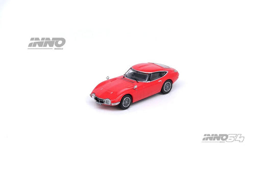 INNO64 - Toyota 2000GT (MF10) Solar Red - Scale 1/64 IN64-2000GT-RED