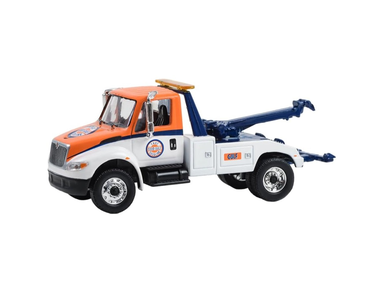 Greenlight - International Durastar 4400 Tow Truck "Gulf Oil" - Hobby Exclusive - Scala 1/64