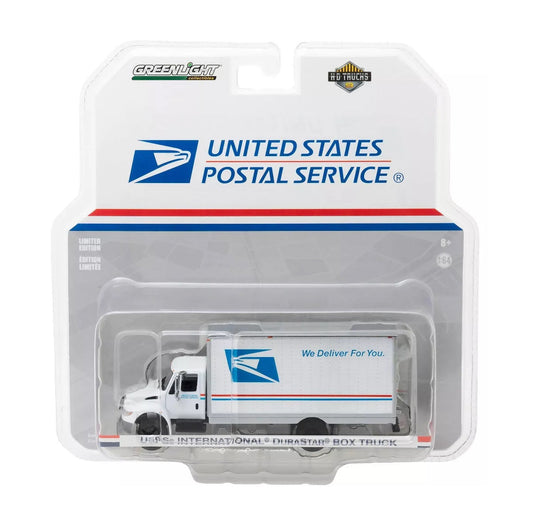 Greenlight - International Durastar Box Truck United States Postal Service (USPS) - Series HD Trucks - Greenlight - Scale 1/64