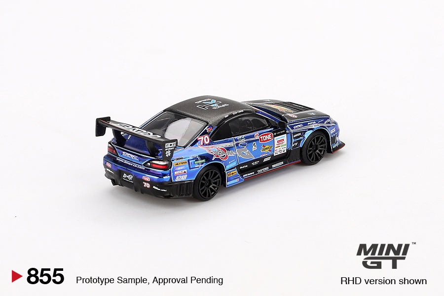 Mini GT - Nissan Silvia (S15) D-MAX #70 D-MAX Racing 2023 D1 Grand Prix - Scale 1/64 MGT00855