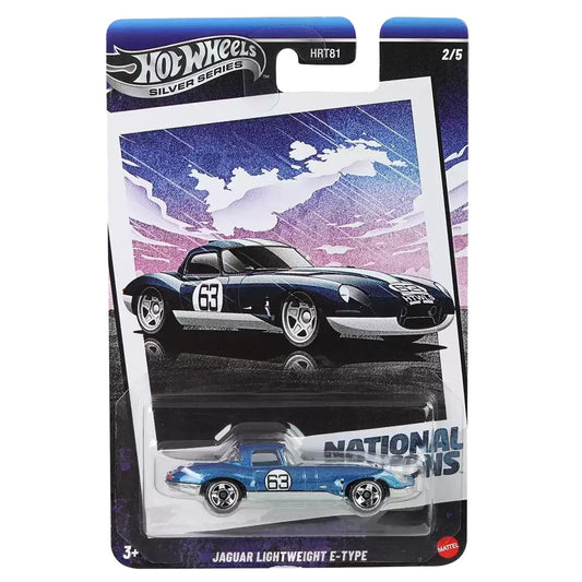Hot Wheels - Jaguar Lightweight E-Type - Silver Series National Icons - Scala 1/64 JBY90