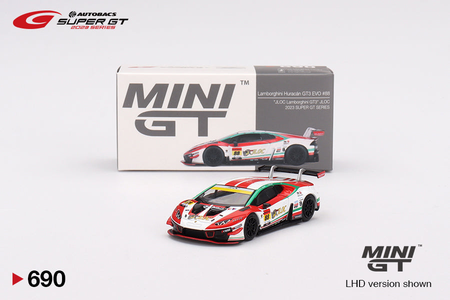 Mini GT - [Japan Exclusive] Lamborghini Huracán GT3 EVO2 #88 Blister Packaging - Scala 1/64 MGT00690-L